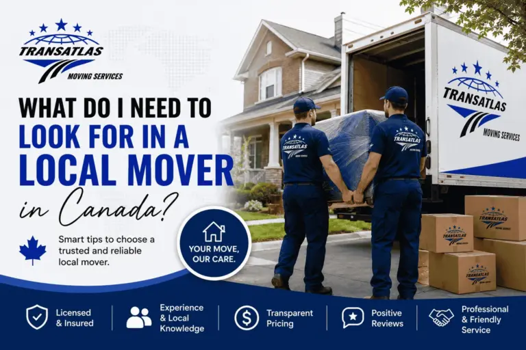 What Do I Need to Look for in a Local Mover in Canada?