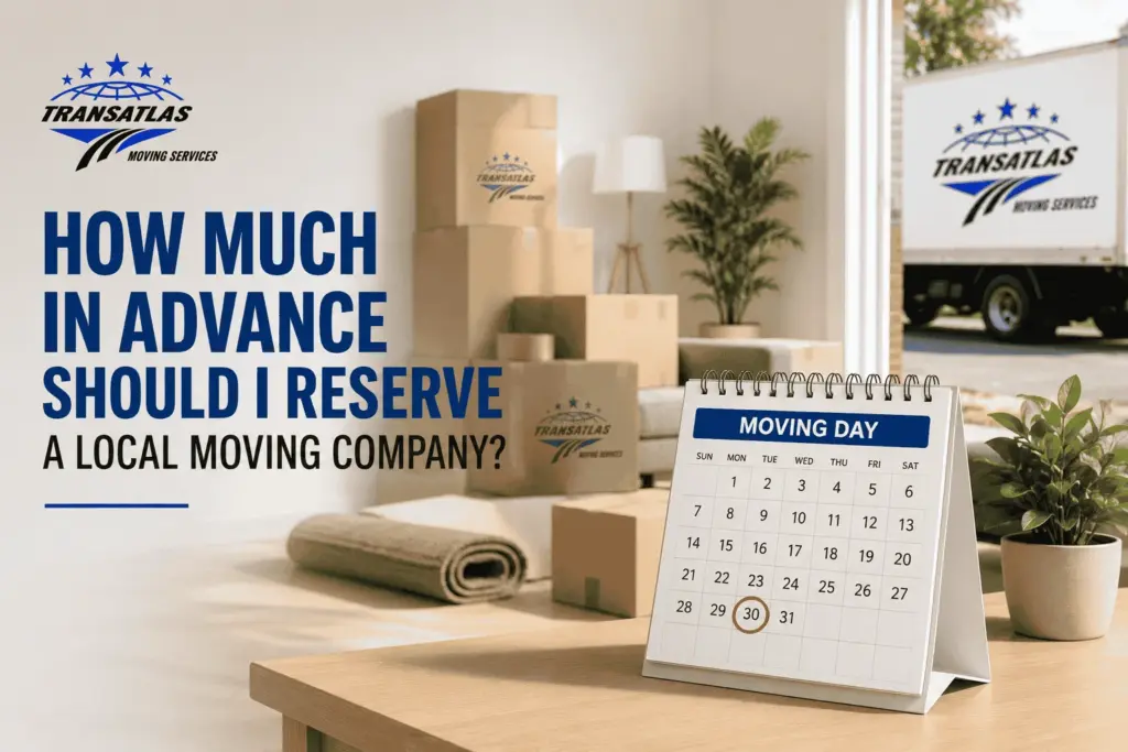 How Much in Advance Should I Reserve a Local Moving Company?